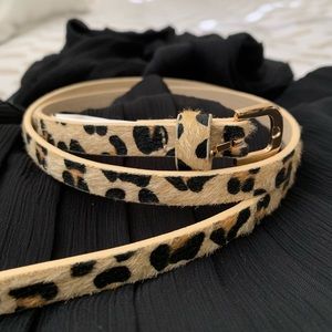 Leopard Print Waist Belt